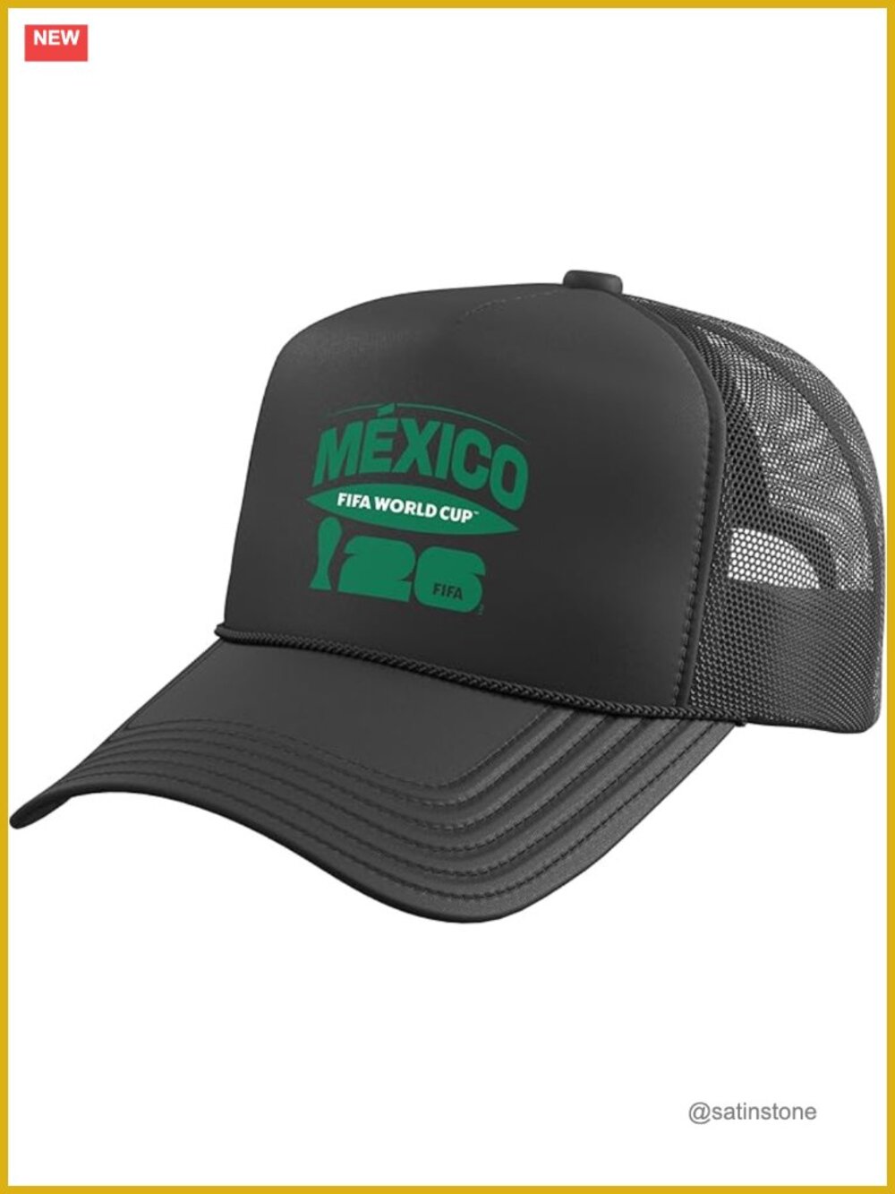 Trucker Hat with Adjustable Mesh Back